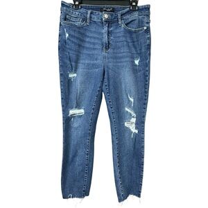 Judy Blue Women's Distressed Relaxed Fit Denim Jeans Women Sz 13 31